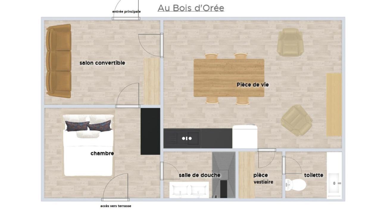 Au Bois D'Oree Lire Luaran gambar
